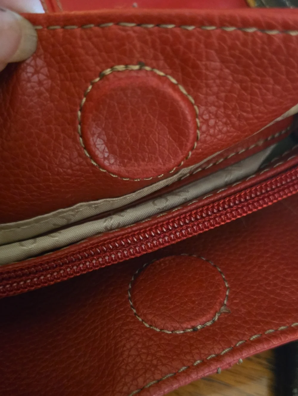 Tignanello Genuine Leather Shoulder Bag